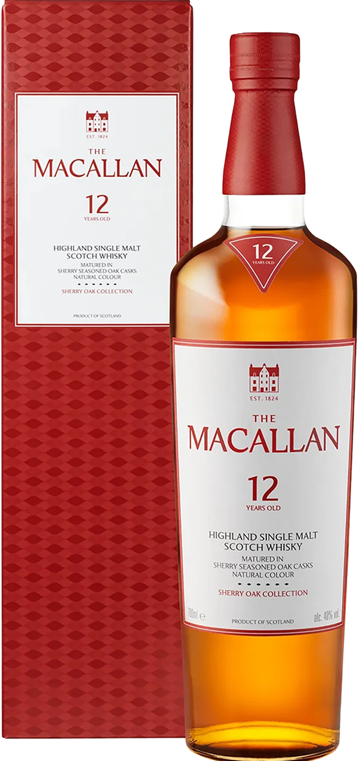 ウイスキー The Macallan 12 Year Old 700ml The Macallan 12 Year Old Sherry Cask Single Malt Scotch Whisky