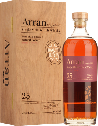 Arran 25 Year Old Single Malt Scotch Whisky 46% 700ml