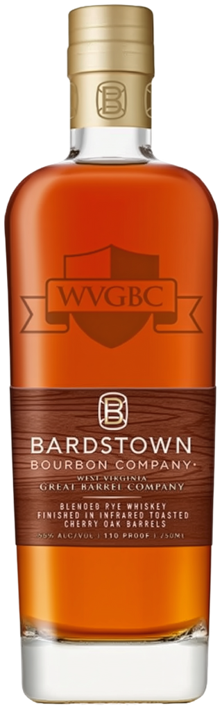 Bardstown Bourbon Company WVGBC Infrared Cherry Oak Barrel Finish Blended Rye Whiskey 54% 750ml