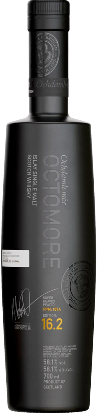 Bruichladdich Octomore 16.2 Cask Strength Single Malt Scotch Whisky 58.1% 700ml