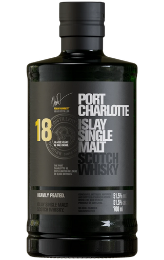 Bruichladdich Port Charlotte 18 Year Old Scotch Whisky 51.5% 700ml (2026 Release)