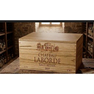 Chateau Laborde Bordeaux Haut-Medoc Cru Bourgeois Rouge 2010 - In Wooden 6 Pack