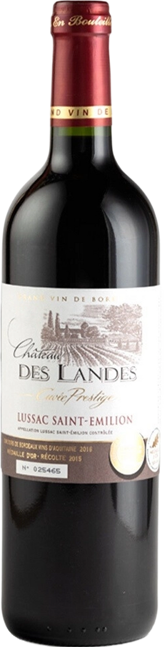 Chateau des Landes Cuvee Prestige Lussac Saint-Emilion 2015