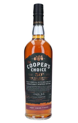 Cooper's Choice The Golden Cut Caol Ila 'Peat Fires & Autumn Fruits' Single Malt Scotch Whisky 50% 700ml