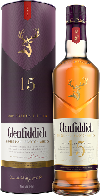 Glenfiddich 15 Year Old Single Malt Scotch Whisky 700ml