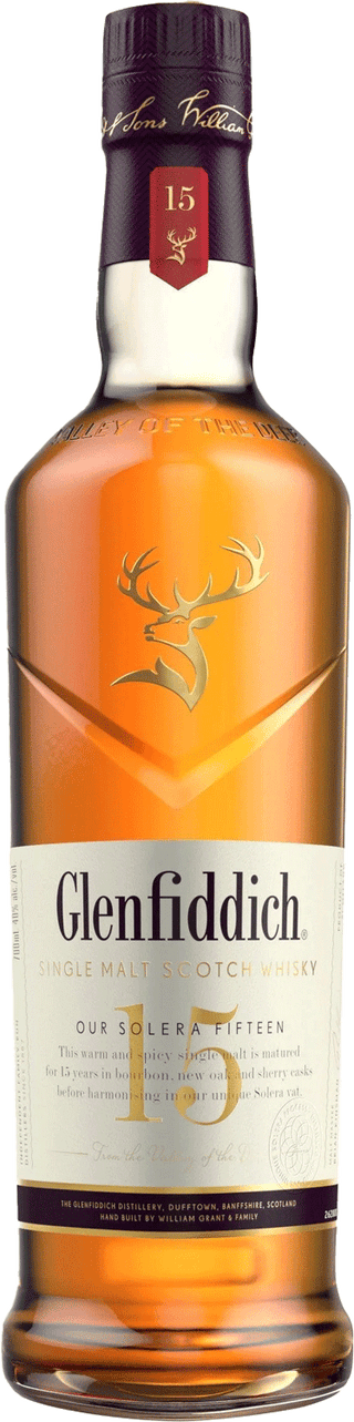 Glenfiddich 15 Year Old Single Malt Scotch Whisky 700ml