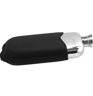 Hipflasks 6oz purse flask & pouch black