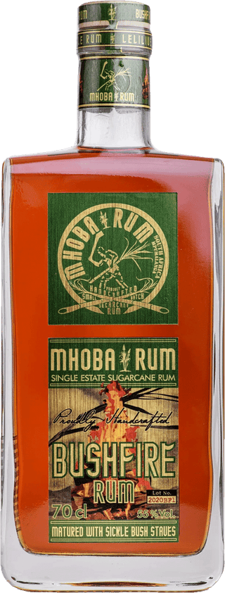 MHOBA Bushfire Sickle Bush Aged South African Rum 55% 700ml
