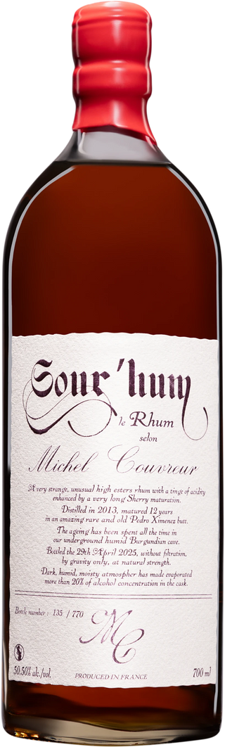 Michel Couvreur Sour'Hum Single Cask High Esters Rhum 2013 50.50% 700ml - United Cellars