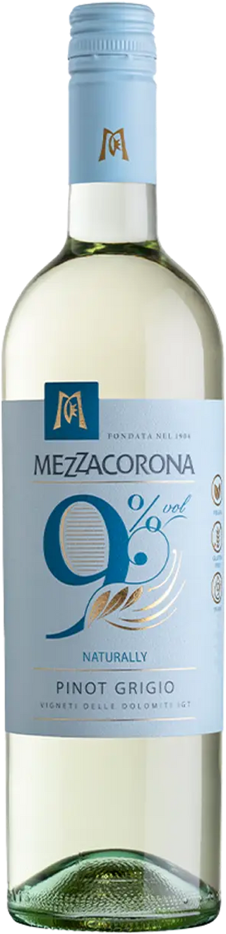 Nove by Mezzacorona Pinot Grigio Naturally 9%