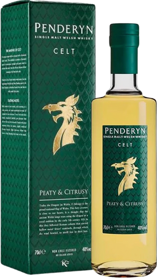 Penderyn Celt Peated Single Malt Welsh Whisky 41% 700ml