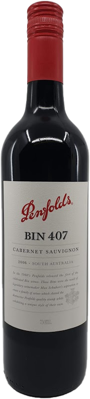 Penfolds Bin 407 Cabernet Sauvignon 2001 - United Cellars