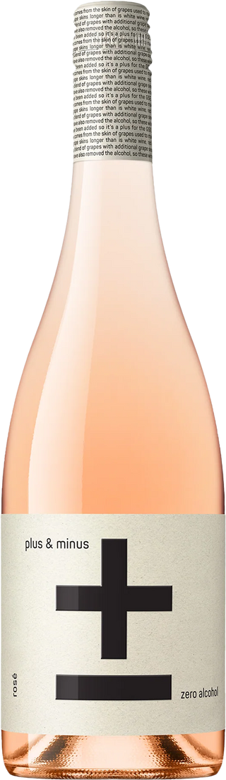 Plus and Minus Premium Rose Non alc