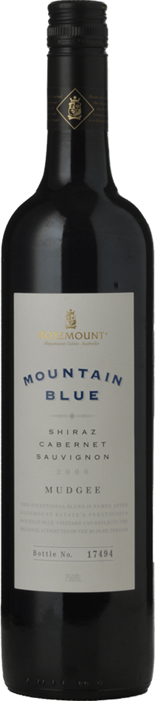 Rosemount Estate Mountain Blue Shiraz Cabernet 2002