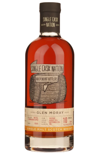 Single Cask Nation Glen Moray 10 Year Old Single Malt Scotch Whisky 56.4% 700ml