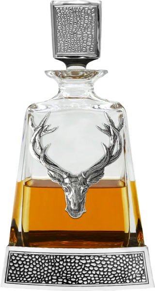 Stag collection 600ml regal stag Triangular pewter decanter