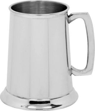 Tankards 1pt plain straight tankard pewter