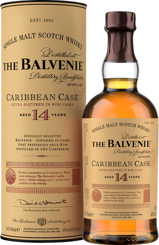 The Balvenie Caribbean Cask 14YO Single Malt Scotch Whisky 43% 700ml