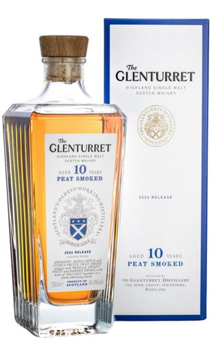 The Glenturret 10 Year Old Peat Smoked Single Malt Scotch Whisky 48.4% 700ml