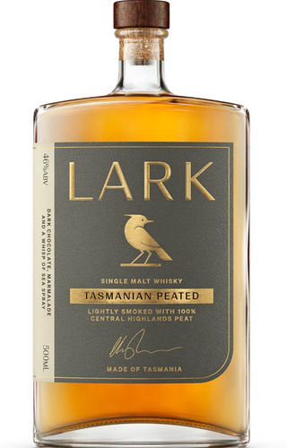 The Lark Distillery Tasmanian Peated Single Malt Australian Whisky 46% 500ml