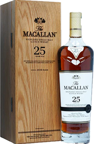 The Macallan 25 Years Old Sherry Oak Cask Single Malt Scotch Whisky 43% 700ml