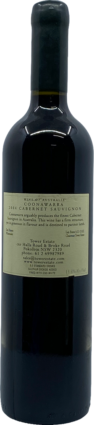 Tower Estate Coonawarra Cabernet Sauvignon 2004