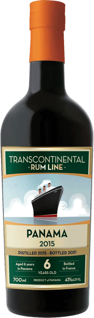 Transcontinental Rum Line Panama 2015 6 Year Old Rum 43% 700ml