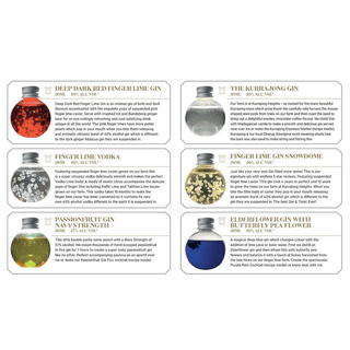 GINgle Bells Gold Gin/Vodka Baubles (Set Of 6) - United Cellars