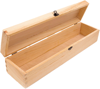 Wooden Wine Box Magnum Hinged