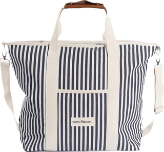 Business and Pleasure Co. Cooler Tote - Lauren's Navy Stripe