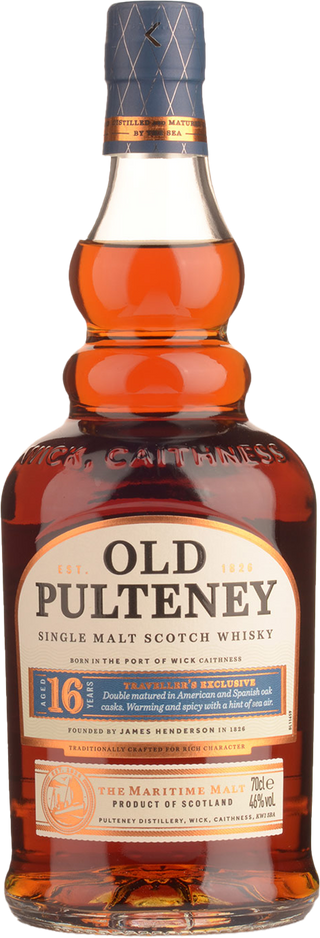 Old Pulteney 16 Year Old Single Malt Scotch Whisky 46% 700mL - United Cellars