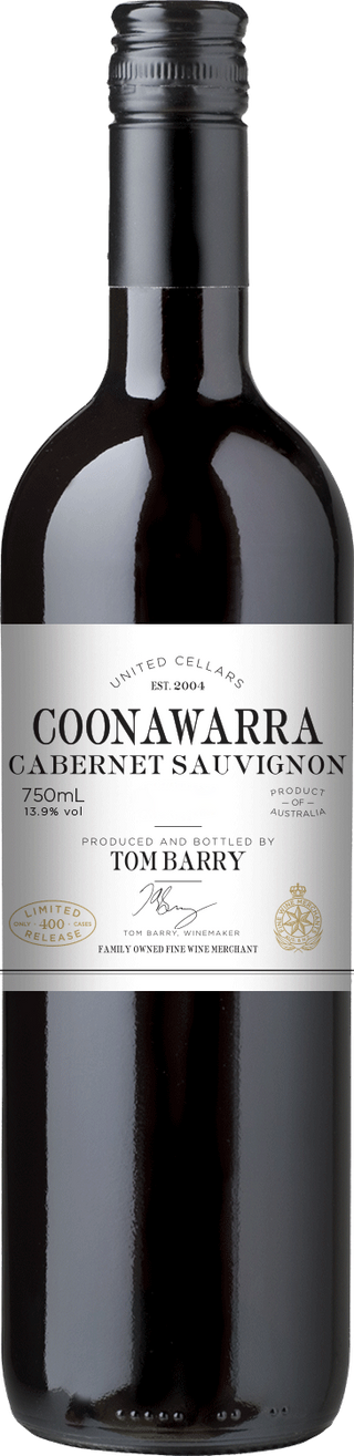 United Cellars Selection 'Coonawarra Cabernet By Tom Barry' 2019