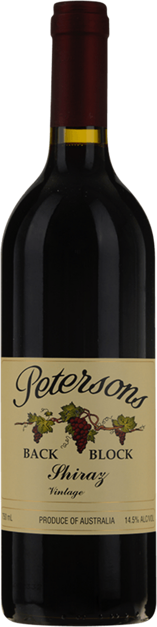 Petersons Back Block Shiraz 2001 - United Cellars