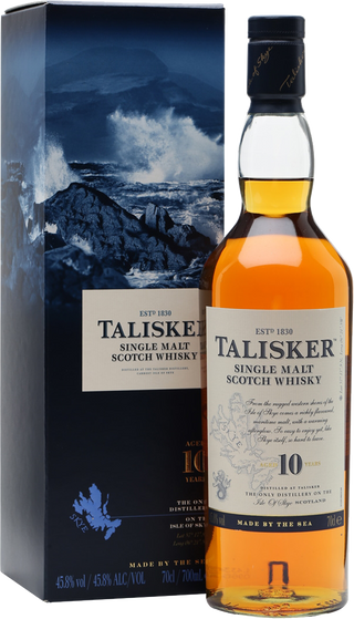 Talisker 10 Year Old Single Malt Scotch Whisky 45.8% 700mL