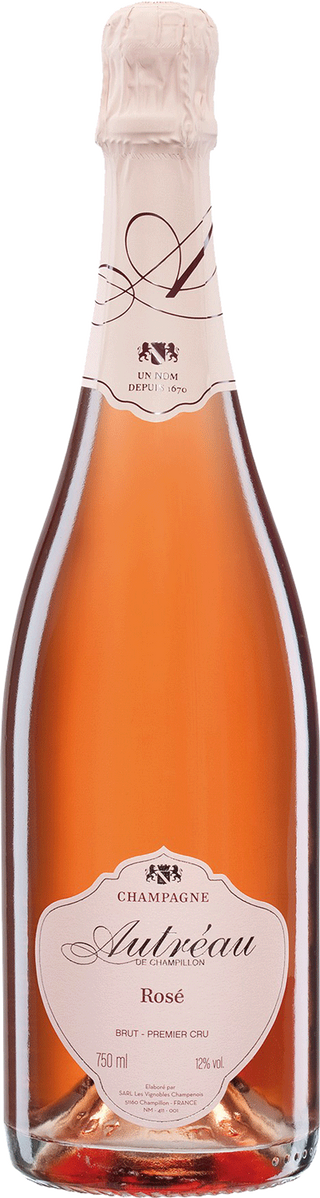 Champagne Autreau Brut Premier Cru Rose NV - United Cellars