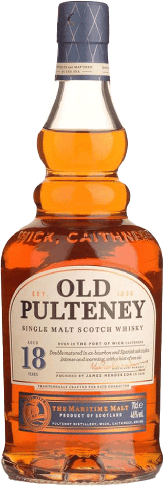 Old Pulteney 18 Year Old Single Malt Scotch Whisky 700ml - United Cellars