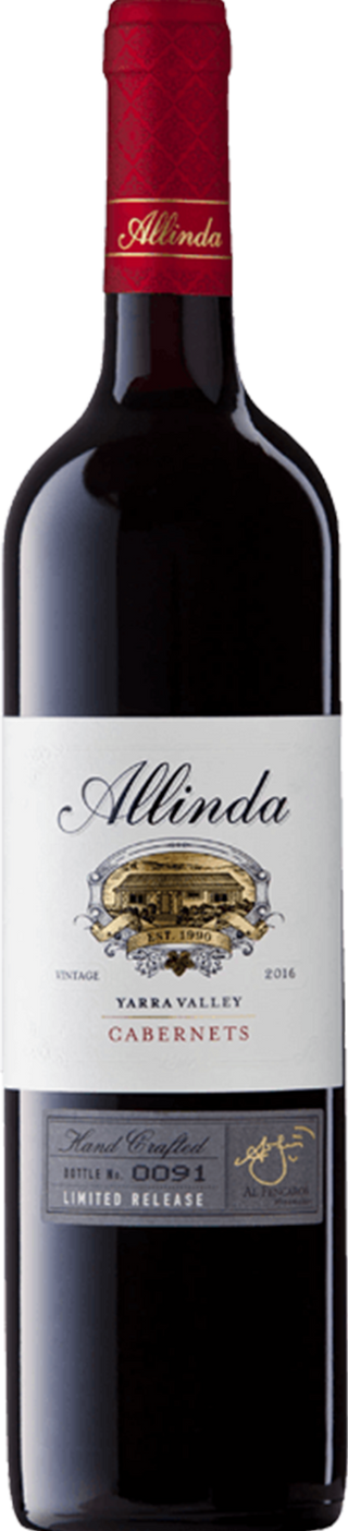 Allinda Yarra Valley Limited Release Cabernets 2016