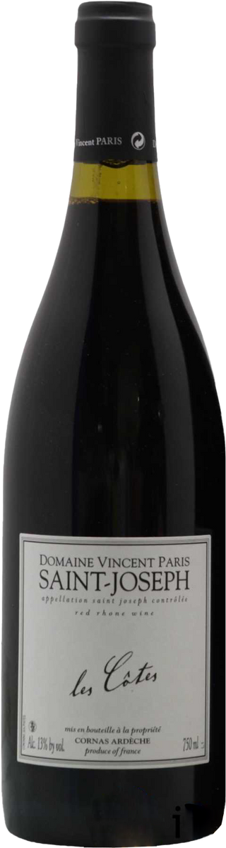 Domaine Vincent Paris Les Cotes Saint-Joseph 2016 - United Cellars