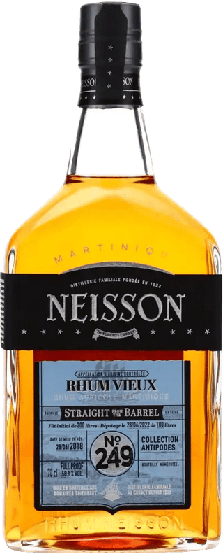 Neisson Straight from the Barrel No. 249 Rhum Agricole 58.1% 700ml - United Cellars
