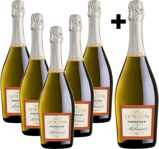 Ca'Marian Prosecco DOC Millesimato Brut 2023 5 + 1 Bonus Pack