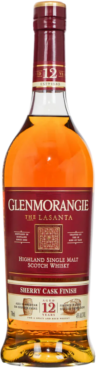 Glenmorangie Lasanta 12 Year Old Single Malt Whisky 43% 700mL - United Cellars