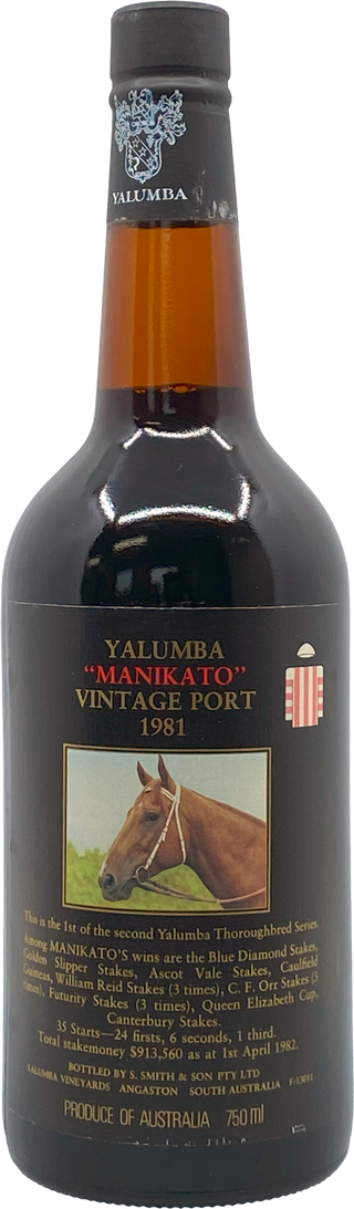 Yalumba Thoroughbred Series Manikato Vintage Port 1981