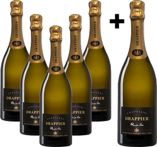 Champagne Drappier 1er Cru NV 5 + 1 Bonus Pack