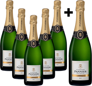 Champagne Pannier Brut Selection NV 5 + 1 Bonus Pack