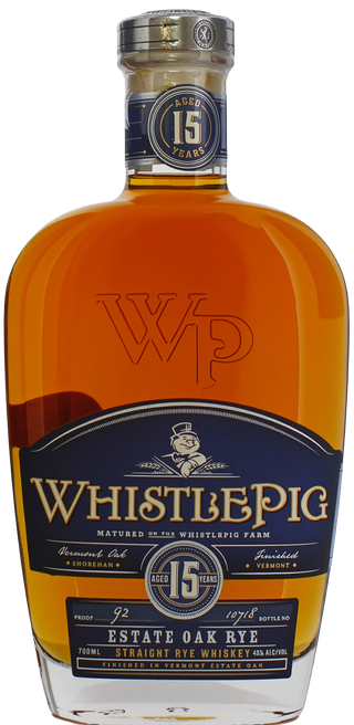 Whistle Pig 15 Year Old Estate Oak Rye Whiskey 46% 700ml - United Cellars