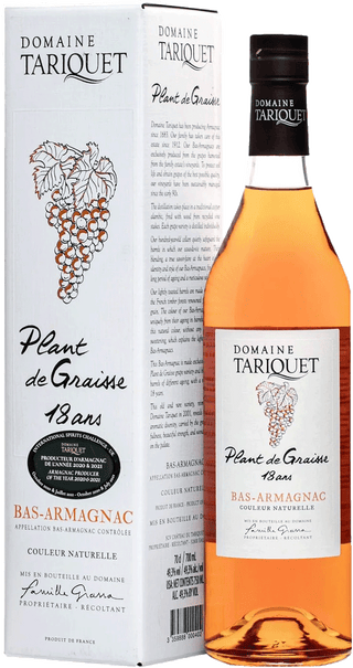 Tariquet plat de Graisse 18 years Bas-Armagnac 49.3% 700mL - United Cellars