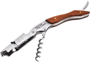 Premium Wood Handle Waiters Friend Corkscrew - United Cellars