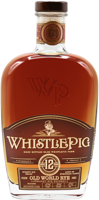 Whistle Pig 12 Year Old World Rye Whiskey 43% 700ml