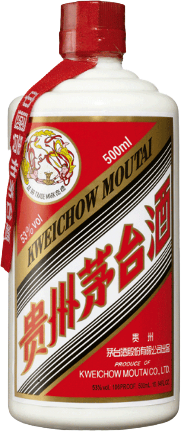 Kweichow Moutai 53% Flying Fairy Baijiu 500mL – United Cellars